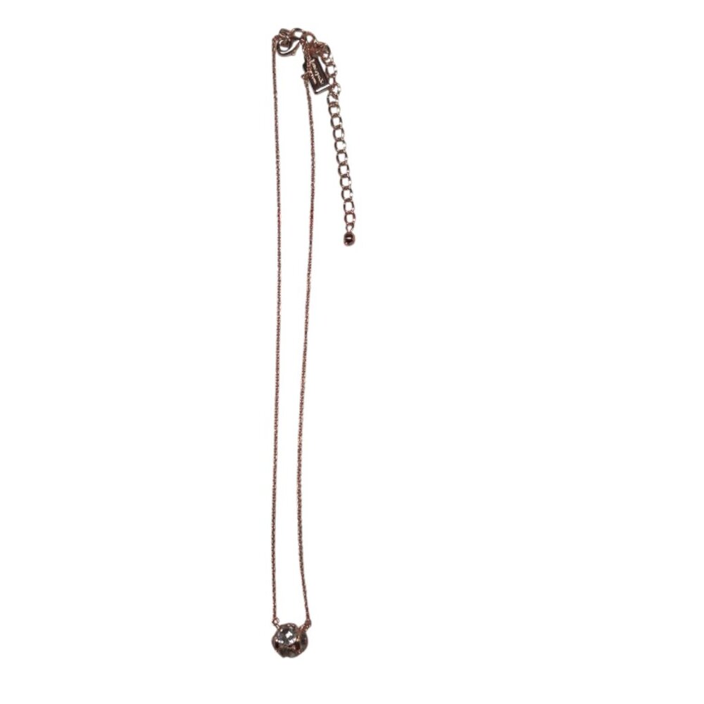 Kate Spade New York Lady Marmalade Mini Sphere Pendant Necklace Rose Gold - Picture 5 of 5